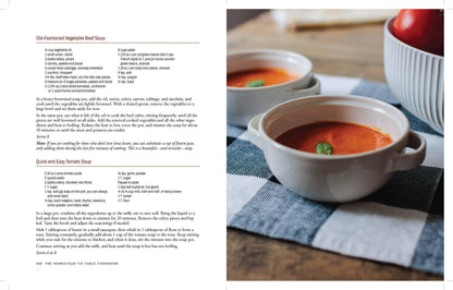 The Homestead-to-Table Cookbook - Songbird Gifts