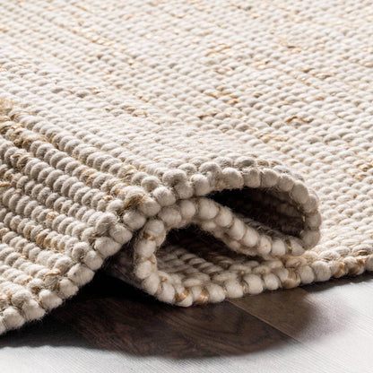 Deeanna Casual Textured Wool Area Rug - Songbird Gifts