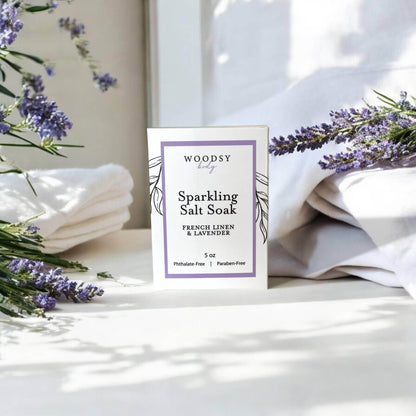  Sparkling Salt Soak- French Linen & Lavender - Songbird Gifts